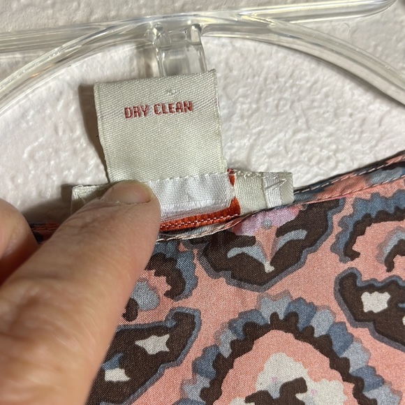 Sundance Sonora Embraces Silk Shirt Pink, Brown & Aqua Size Medium - Picture 10 of 13